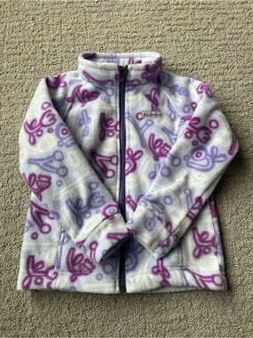 Columbia full zip fleece - 4T excellent used condition